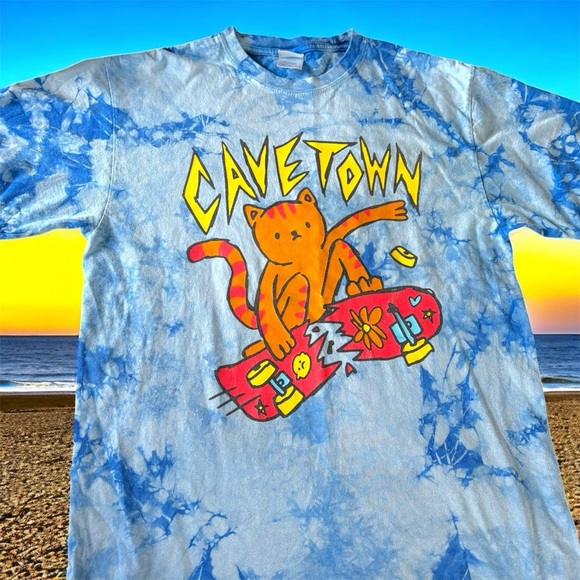 Cavetown Other - Cavetown Merch T Shirt Blue Tie-dye M Short Sleeved